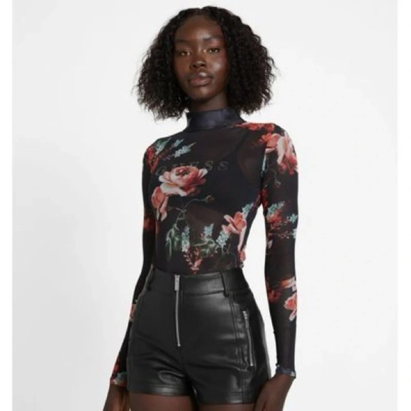 GUESS FLORAL BODYSUIT - Picture 8 of 8